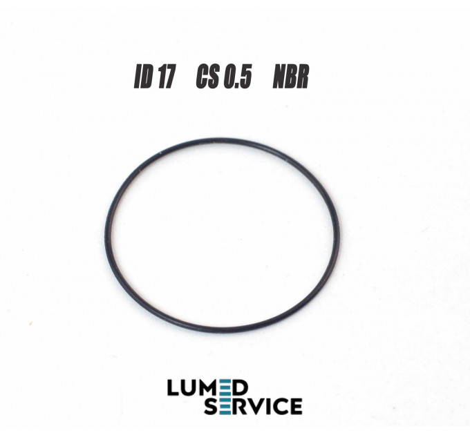 Кільце ущільнювальне 17×0,5 мм NBR для мікромотора Bien-Air MC2 / MC3 (Ref. 705.02.66-010)