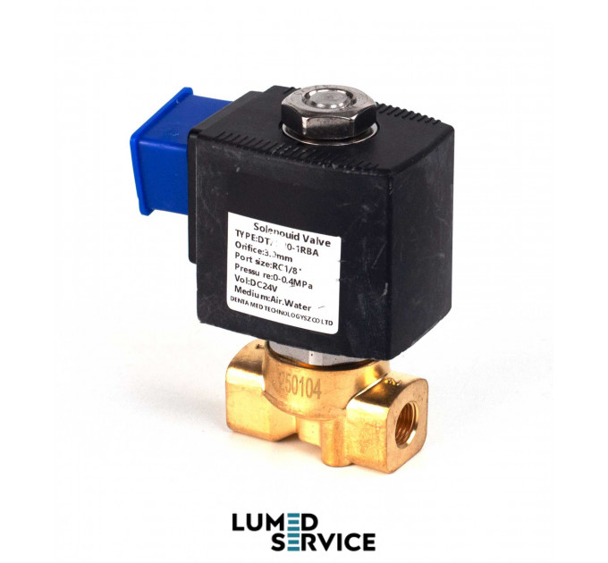 Клапан електромагнітний 24V DC 1/8 нормально зачинений для стоматологічного автоклава