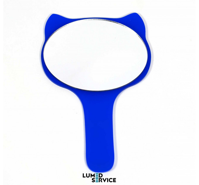 Дзеркало котик синє акрил оглядове для пацієнта