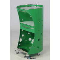 Столик Panmed ПАНОК 4 зі скринькою 40*41 см овальный для стоматологічного кабінету