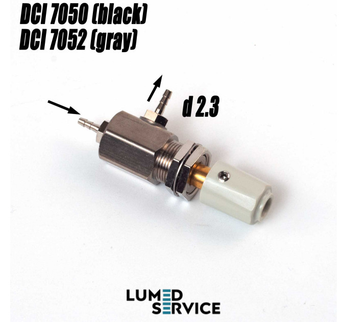 Регулятор потоку для стоматологічної установки з ручкою 2.3 мм чорний DCI 7050 / 7052