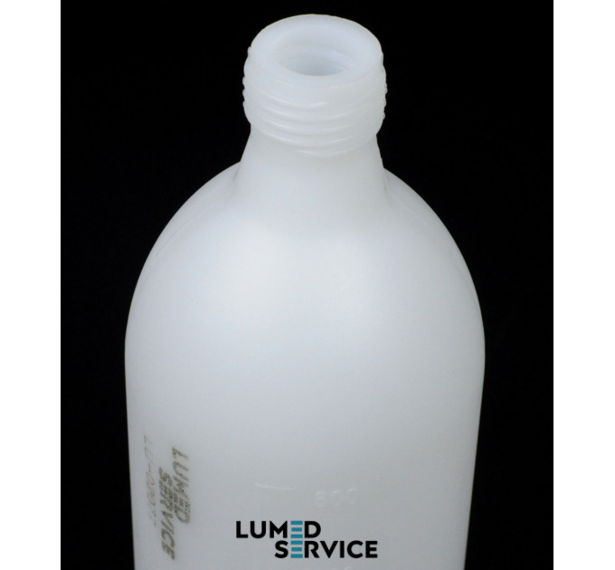 Пляшка системи чистої води 0,6 л пластик біла на тиск до 2 бар для стоматологічної установки