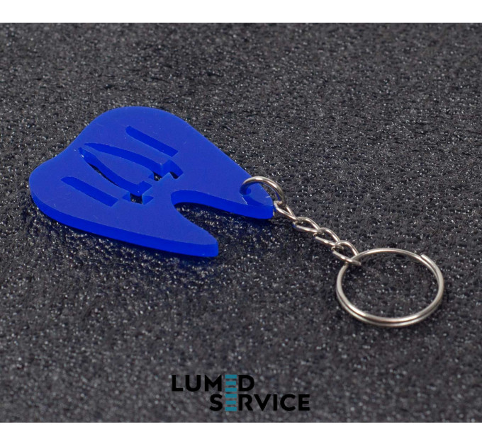 Брелок зубний набір 10 шт колір асорті випадковий акрил