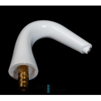 Носик змиву плювальниці для стоматологічної установки короткий з широким вигином