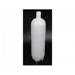 Пляшка системи чистої води 2,0L пластик біла на тиск до 2 бар для стоматологічної установки DCI
