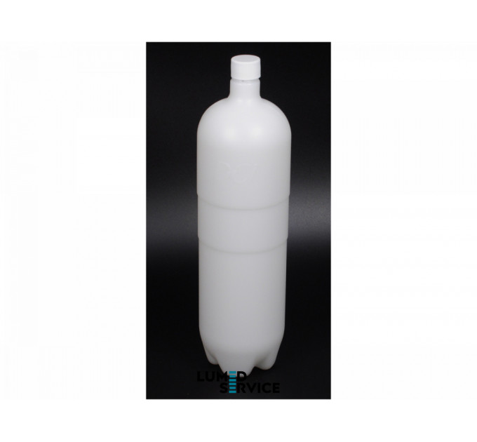 Пляшка системи чистої води 2,0L пластик біла на тиск до 2 бар для стоматологічної установки DCI