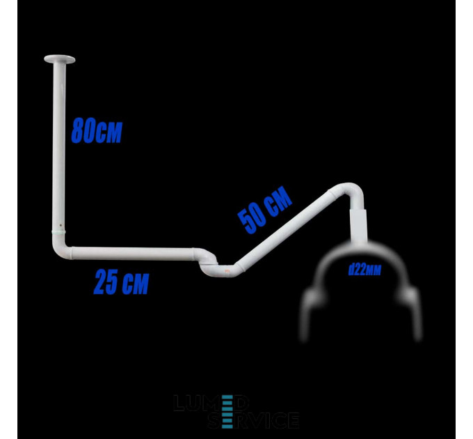 Пантограф на стелю  для стоматологічного світильника з трансформатором