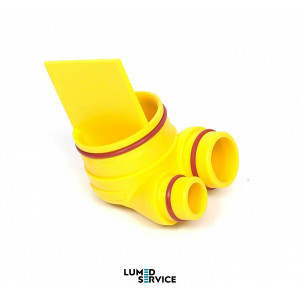 Кришка корпусу фільтра DURR жовта для шлангів для стоматологічної установки 0725-041-05