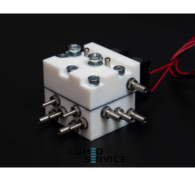 Блок пневматичних клапанів Chirana на 2 інструменти для стоматологічної установки 