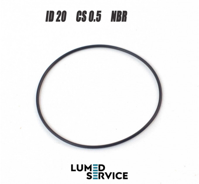 Кільце ущільнювальне 20×0,5 мм NBR для мікромотора Bien-Air MC2 / MC3 (Ref. 705.02.07-010)