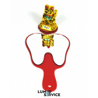 Дзеркало зуб червоне акрил оглядове для пацієнта