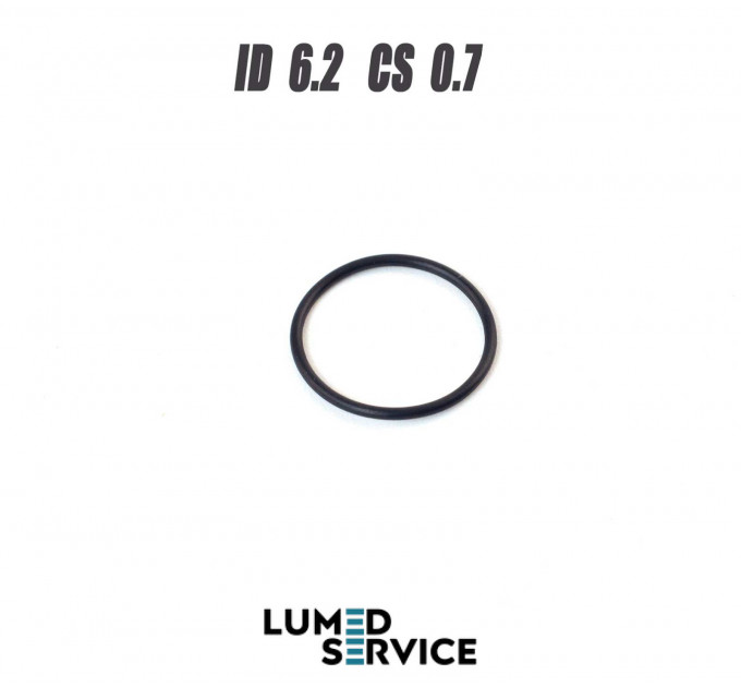 Кільце ущільнювальне 6,2×0,7 мм NBR