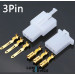 Роз'єм DJ7021A електричний пластик 3 пін  для живлення стоматологічного світильника