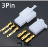 Роз'єм DJ7021A електричний пластик 3 пін  для живлення стоматологічного світильника