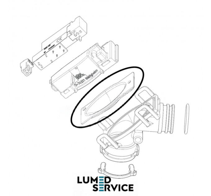 Мембрана клапана вибору місця DÜRR Dental (для 7560-500-22)