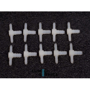З’єднувач пластик трійник 3*5*3 мм для пневмошлангів у стоматологічних установках упаковка 10 шт