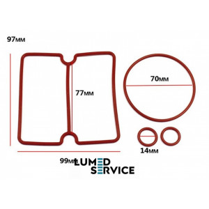 Комплект прокладок 1500Вт для голівки безмасляного компресора