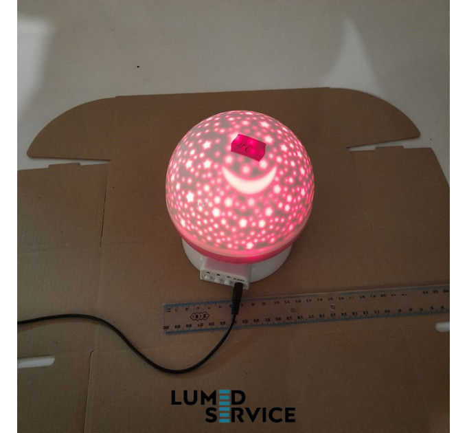 Вращающийся ночник светильник звездного неба Star Master Blue