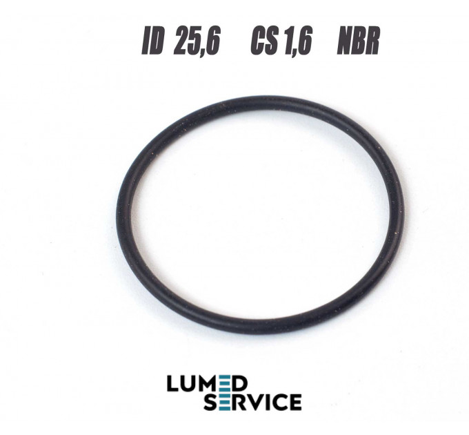 Кільце ущільнювальне 25,6×1,6 мм NBR для стоматологічного обладнання