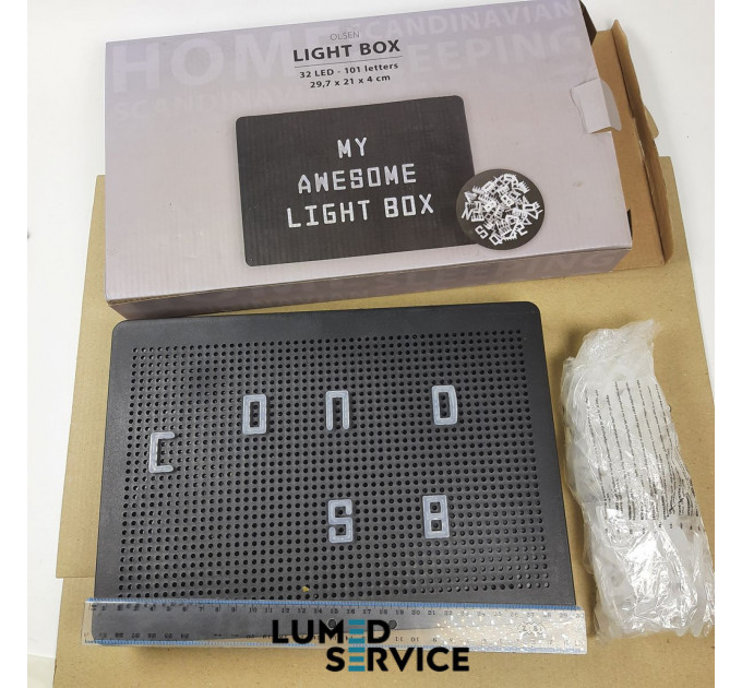 Іграшка світящиеся букви  Light box с буквами от Jysk