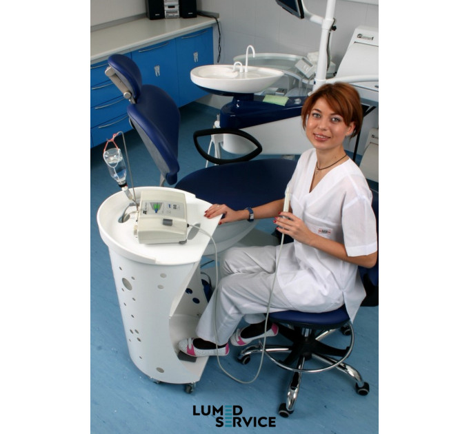 Столик Panmed ПАНОК 4 c акрилом 45*46 см овальный для стоматологічного кабінету