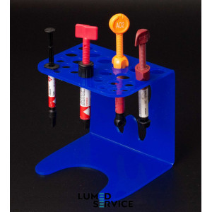 Підставка 25 шприців синя для стоматологічних фотополімерних композитів