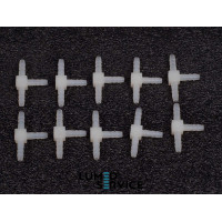 З’єднувач пластик трійник 3 мм для пневмошлангів у стоматологічних установках упаковка 10 шт