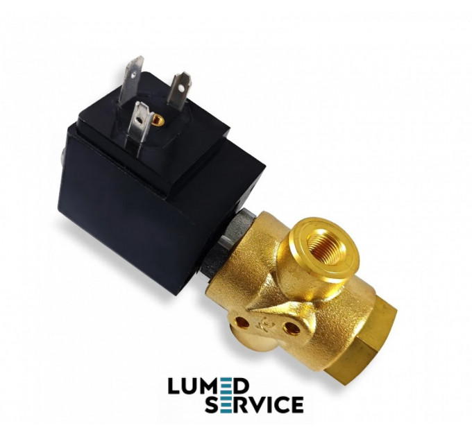 Клапан електромагнітний 24В DC 1/8 триходовий для стоматологічного автоклава