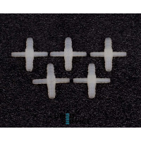 З'єднувач пластик хрестовинка 3*3*5*5 мм для пневмошлангів у стоматологічних установках упаковка 5 шт