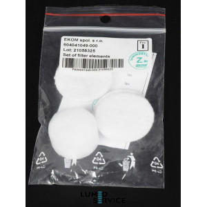 Фільтр Ekom DK50 старого зразка 3 білих диски повітряний вхідний для безмасляного компресора