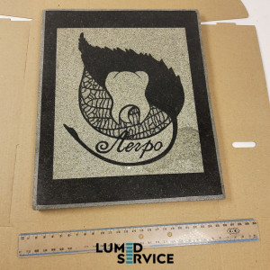 Картина зуб на граніті 20*30 см