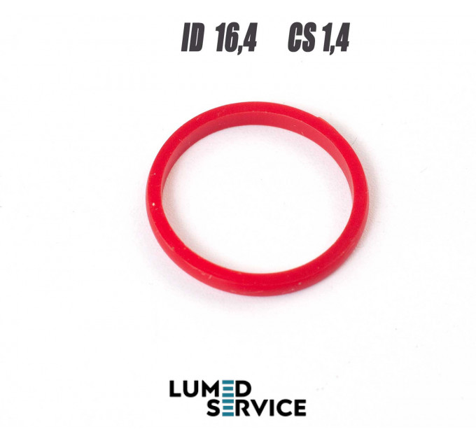 Кільце ущільнювальне 16,4×1,4 мм Silicone (червоне) для Piezon LED Handpiece