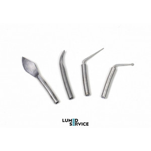 Насадки для електрошпателя, набір 4 шт., діаметр насадки 2,0 мм