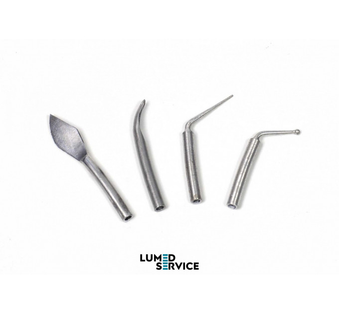 Насадки для електрошпателя, набір 4 шт., діаметр насадки 2,0 мм