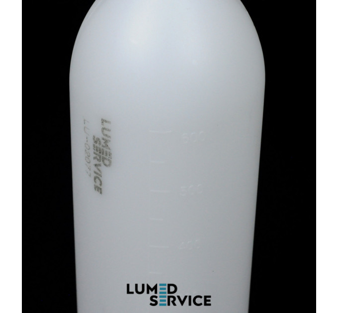 Пляшка системи чистої води 0,6 л пластик біла на тиск до 2 бар для стоматологічної установки