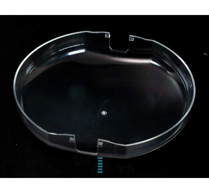 Скло захисне світильника для стоматологічної установки овальне сверічне