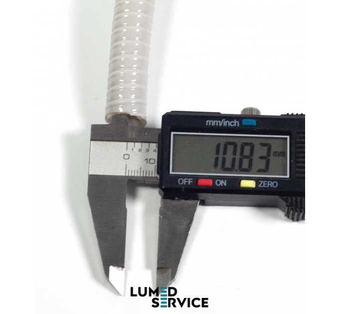 Шланг слиновідсмоктувача D11 мм L2,0 м тришаровий для аспірації стоматологічної установки Китай