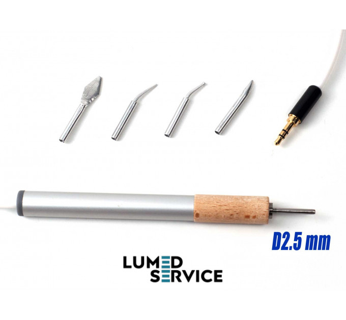 Ручка для електрошпателя Dokatech, насадка 2,5 мм + 4 насадки