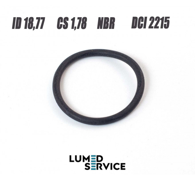 Кільце ущільнювальне 18,77×1,78 мм NBR (DCI 2215) для стоматологічного обладнання