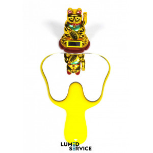 Дзеркало зуб жовте акрил оглядове для пацієнта