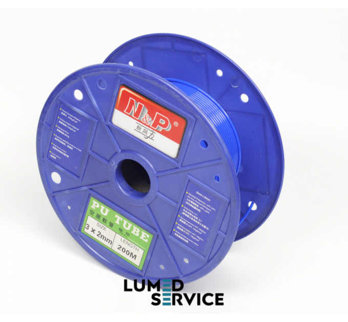 Шланг поліуретановий 3*2 мм пневматичний  для стоматологічної установки