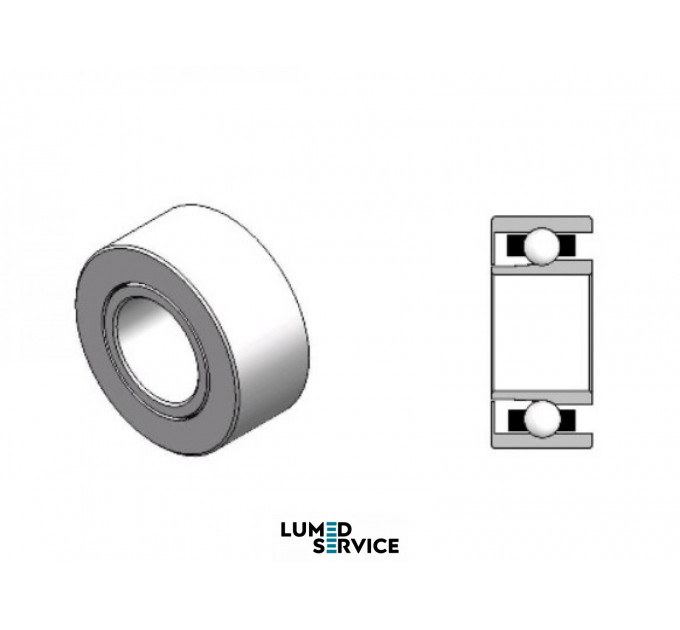 3,175*6,452*2,779 Кераміка/ сепаратор Torlon/ Німеччина/ підшипник для турбінних стоматологічних наконечників Sirona