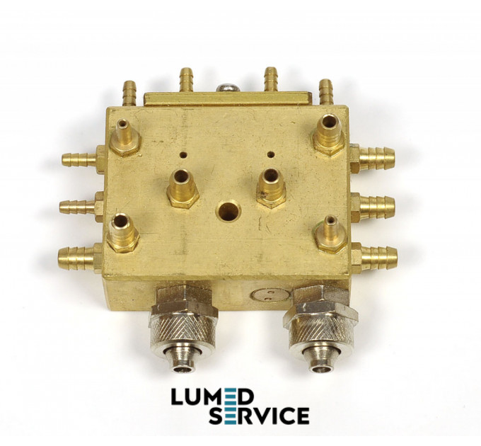 Блок розподільчий 9055 з клапанами для слинотяга для стоматологічної установки