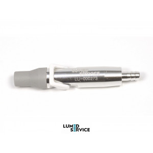 Накінечник слинотяга  метал з спідницею та сіткою на шланг 6,0 мм для стоматологічної установки