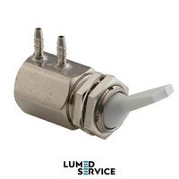 Перемикач пневматичний DCI 7045 З фіксацією 3-ходовий зі скиданням штуцера 2,1 мм для стоматологічної установки