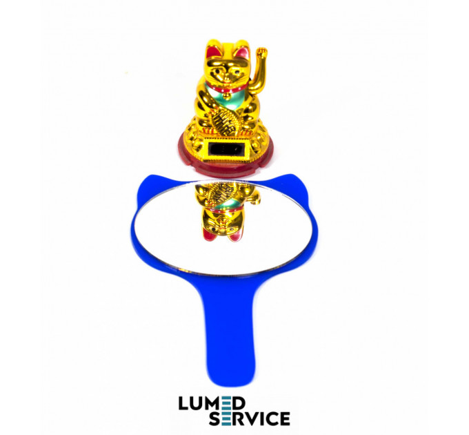 Дзеркало котик синє акрил оглядове для пацієнта