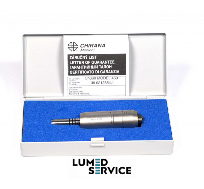 Мікромотор Chirana P2ED 460 із внутрішньою водою стоматологічний 