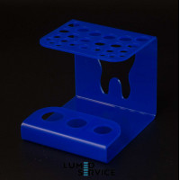 Підставка 25 шприців +3 баночки синя для стоматологічних фотополімерних композитів