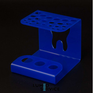 Підставка 25 шприців +3 баночки синя для стоматологічних фотополімерних композитів