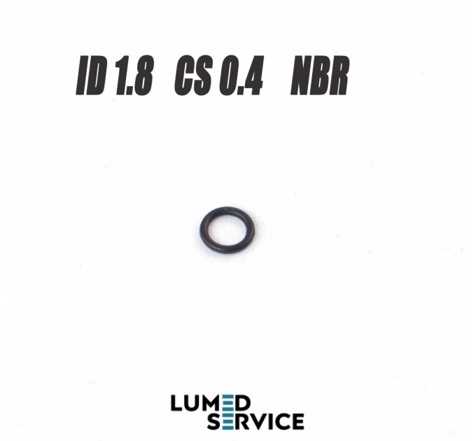 Кільце ущільнювальне 1,8×0,4 мм NBR для мікромотора Bien-Air MC2 / MC3 (Ref. 705.02.57-010)